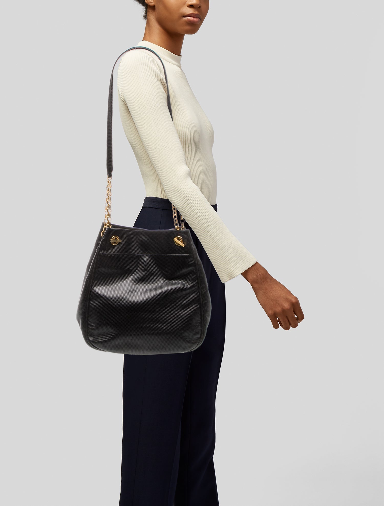 Bottega Veneta Leather Marco Polo Vintage