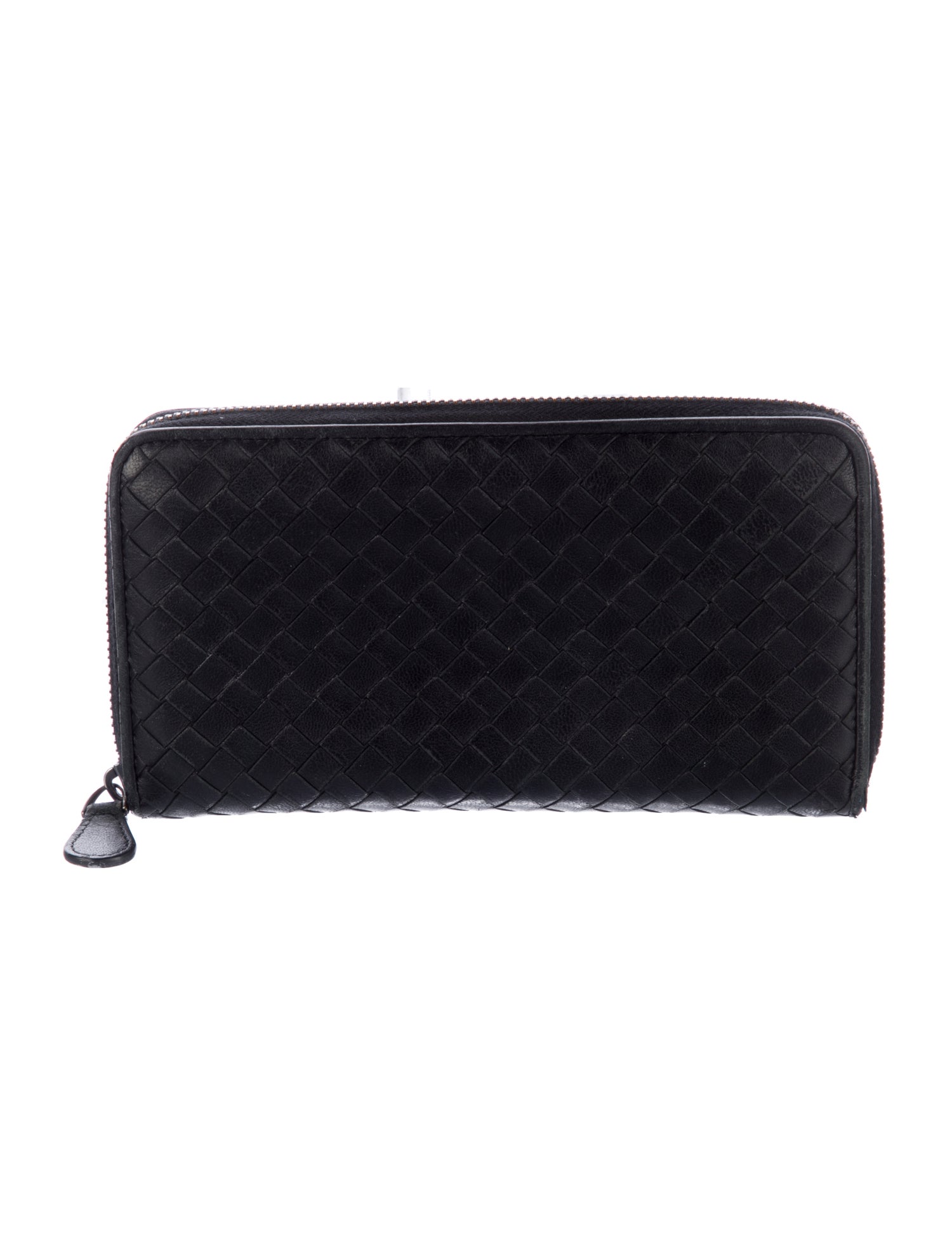 Bottega Veneta Intrecciato Weave Leather Continental Wallet