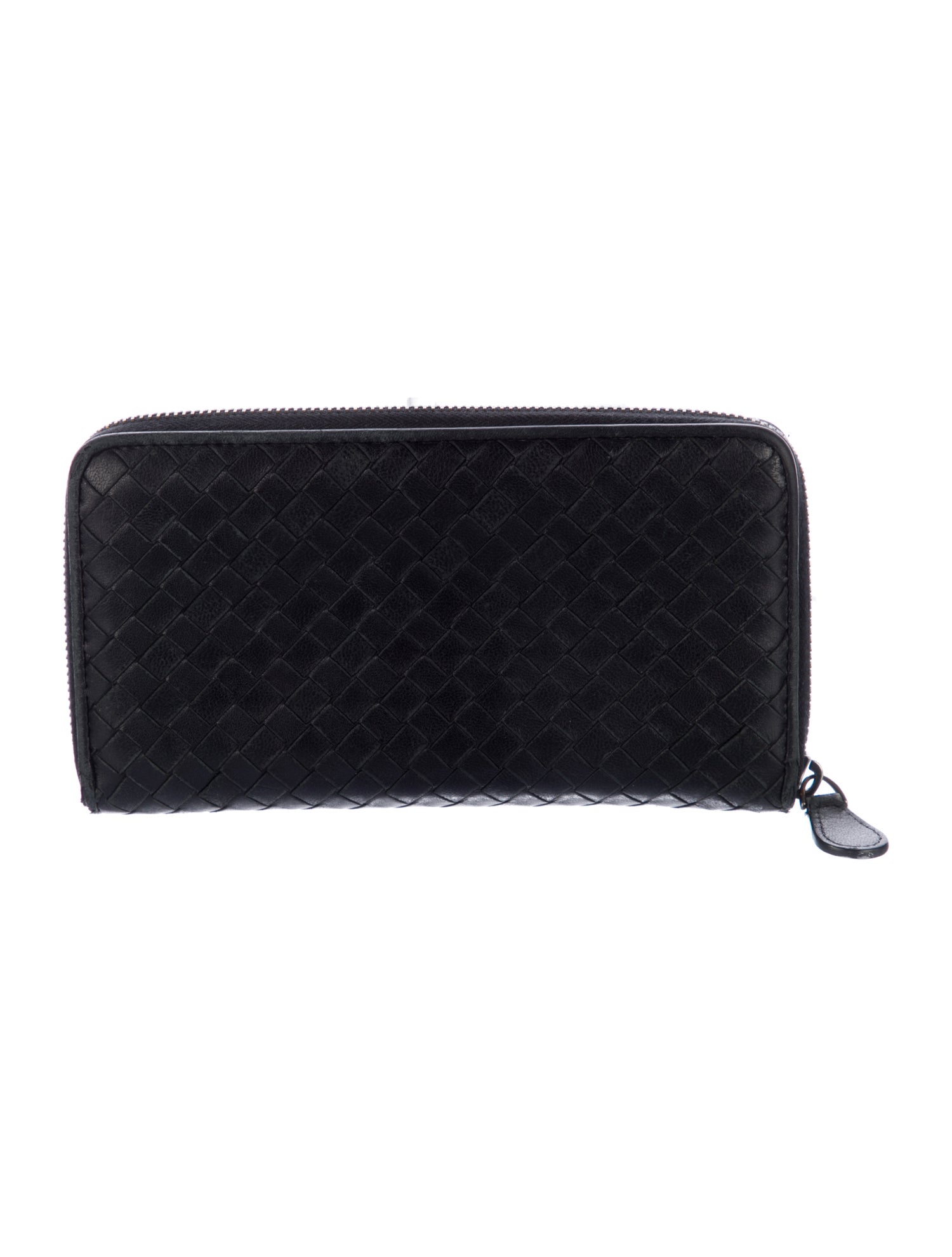 Bottega Veneta Intrecciato Weave Leather Continental Wallet