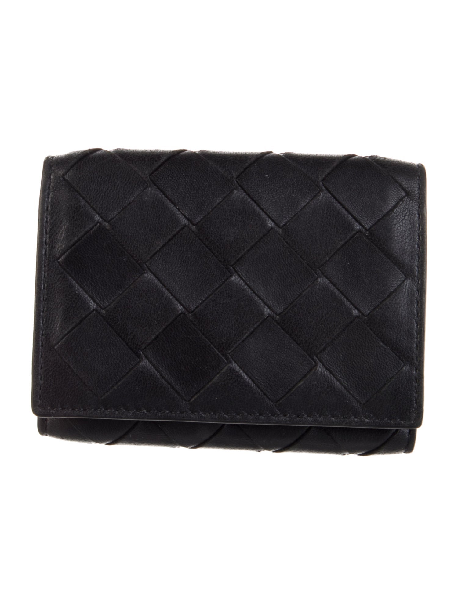 Bottega Veneta Intrecciato Weave Leather Wallet