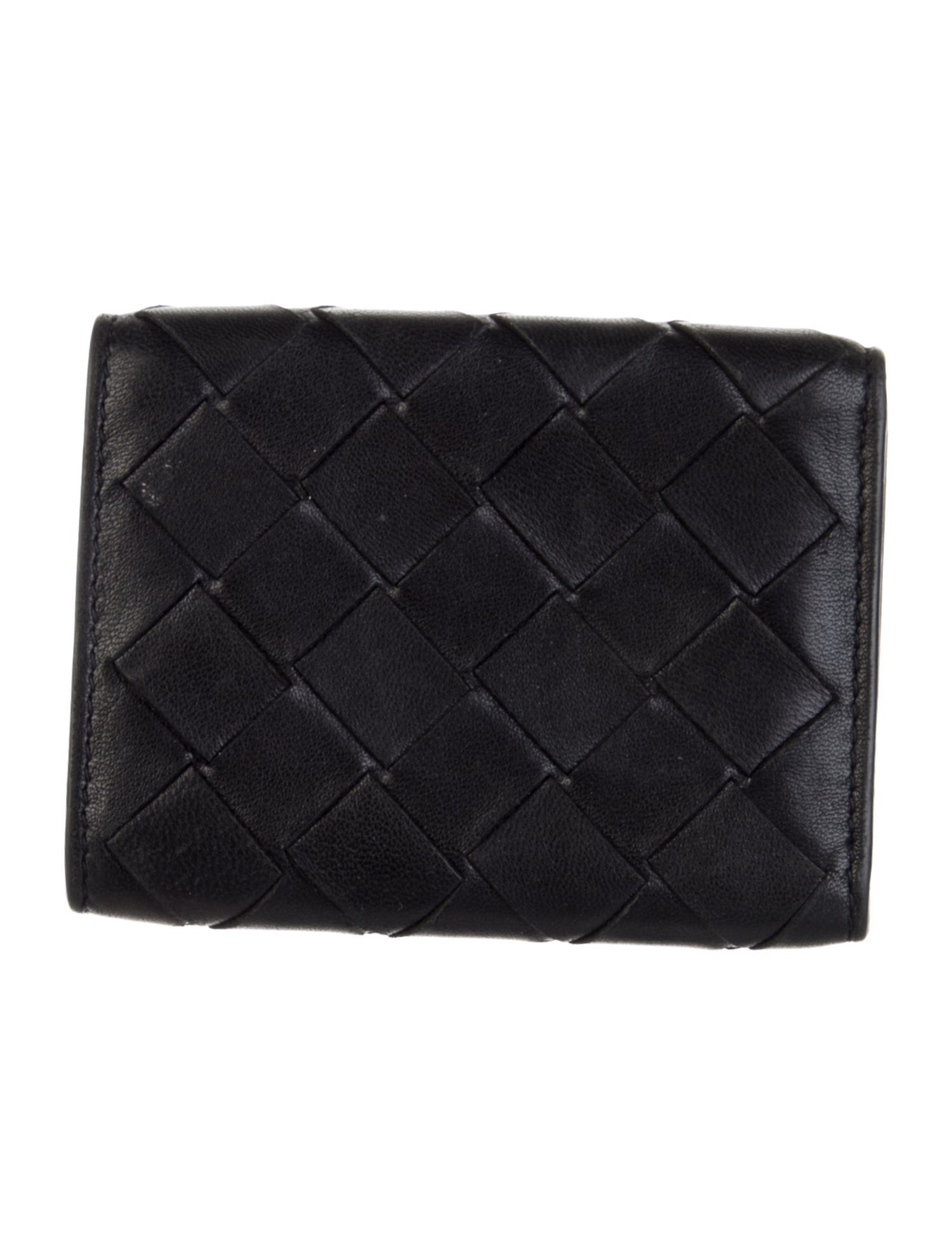 Bottega Veneta Intrecciato Weave Leather Wallet
