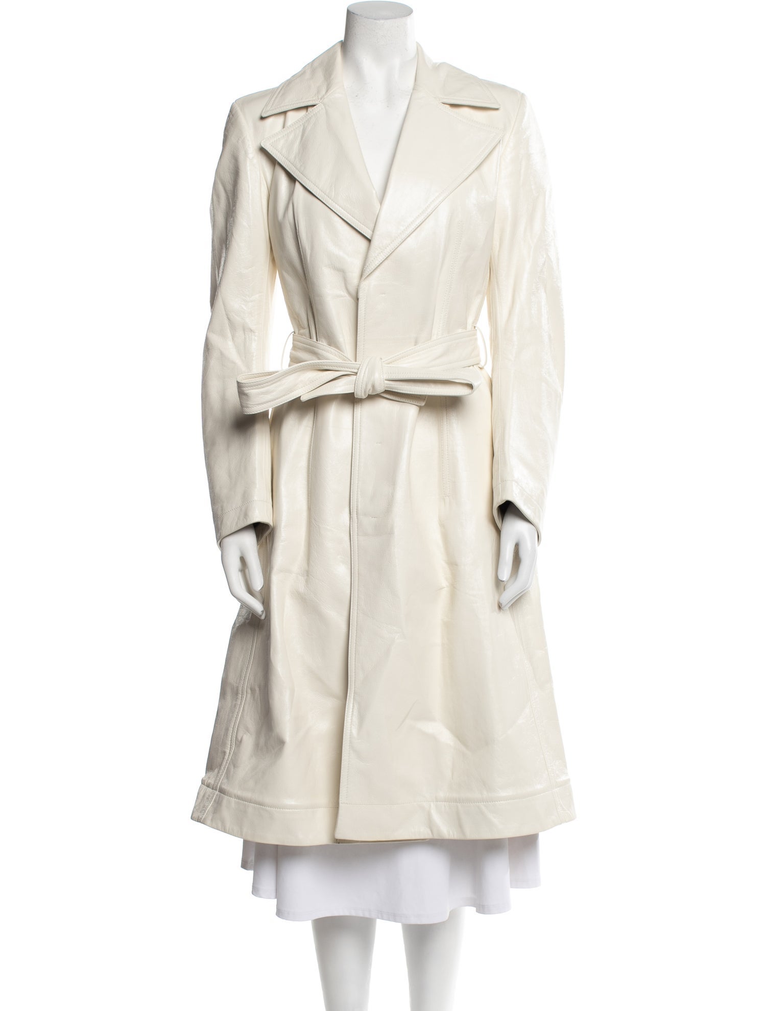 Bottega Veneta Lambskin Trench Coat