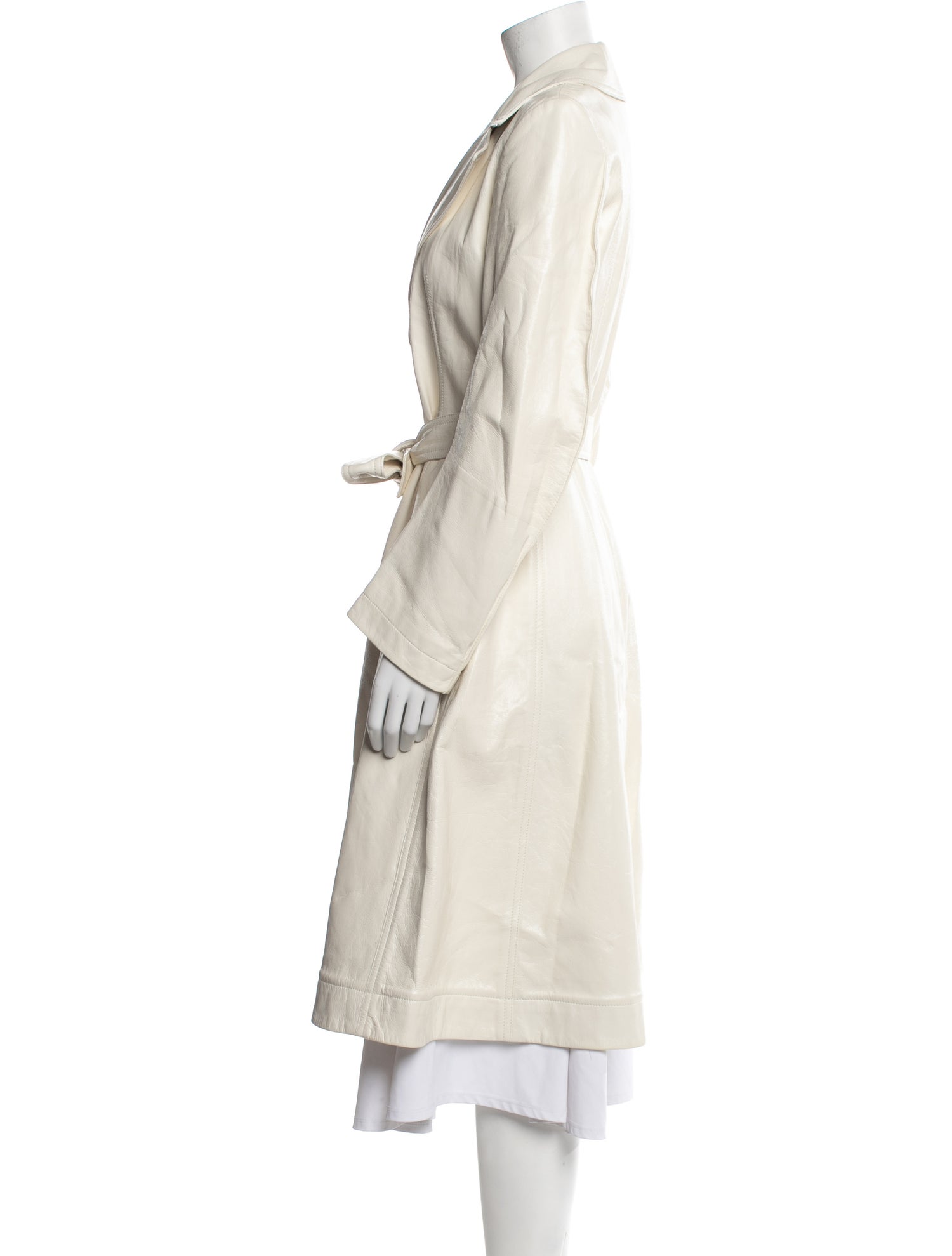 Bottega Veneta Lambskin Trench Coat