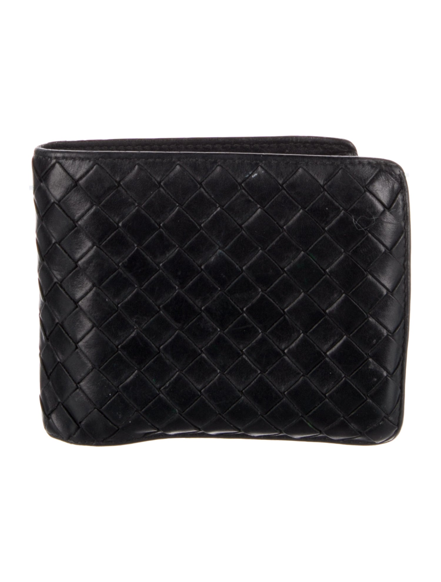 Bottega Veneta Intrecciato Weave Leather Bifold Wallet
