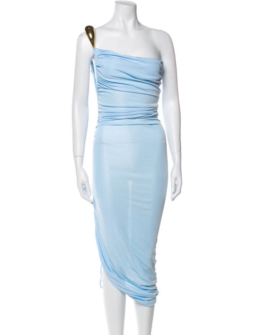 Bottega Veneta One-Shoulder Long Dress