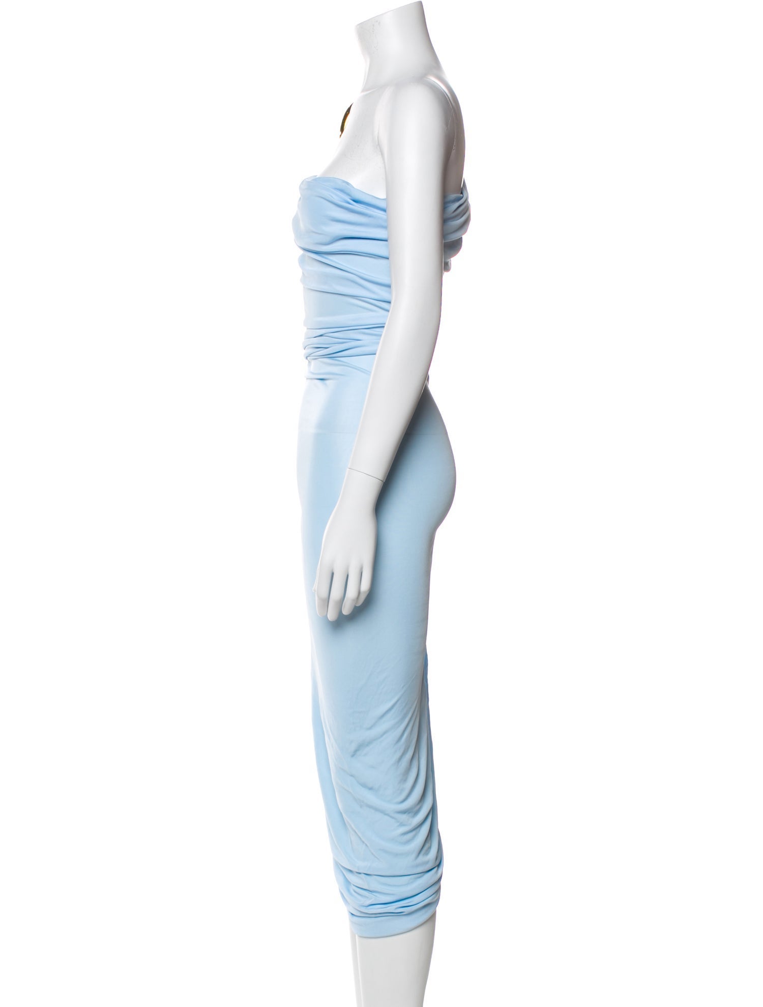 Bottega Veneta One-Shoulder Long Dress