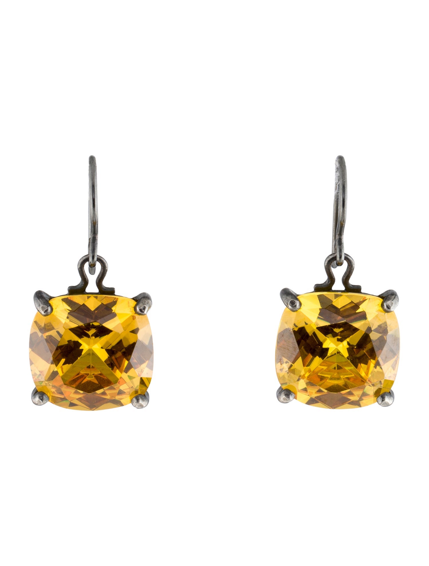 Bottega Veneta Cubic Zirconia Drop Earrings