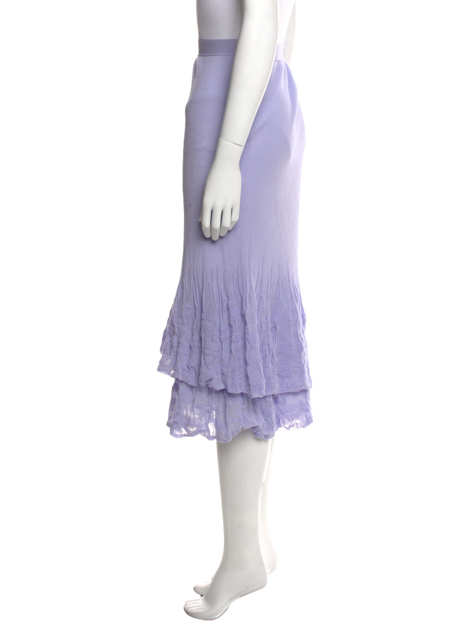 Bottega Veneta Wool Midi Length Skirt