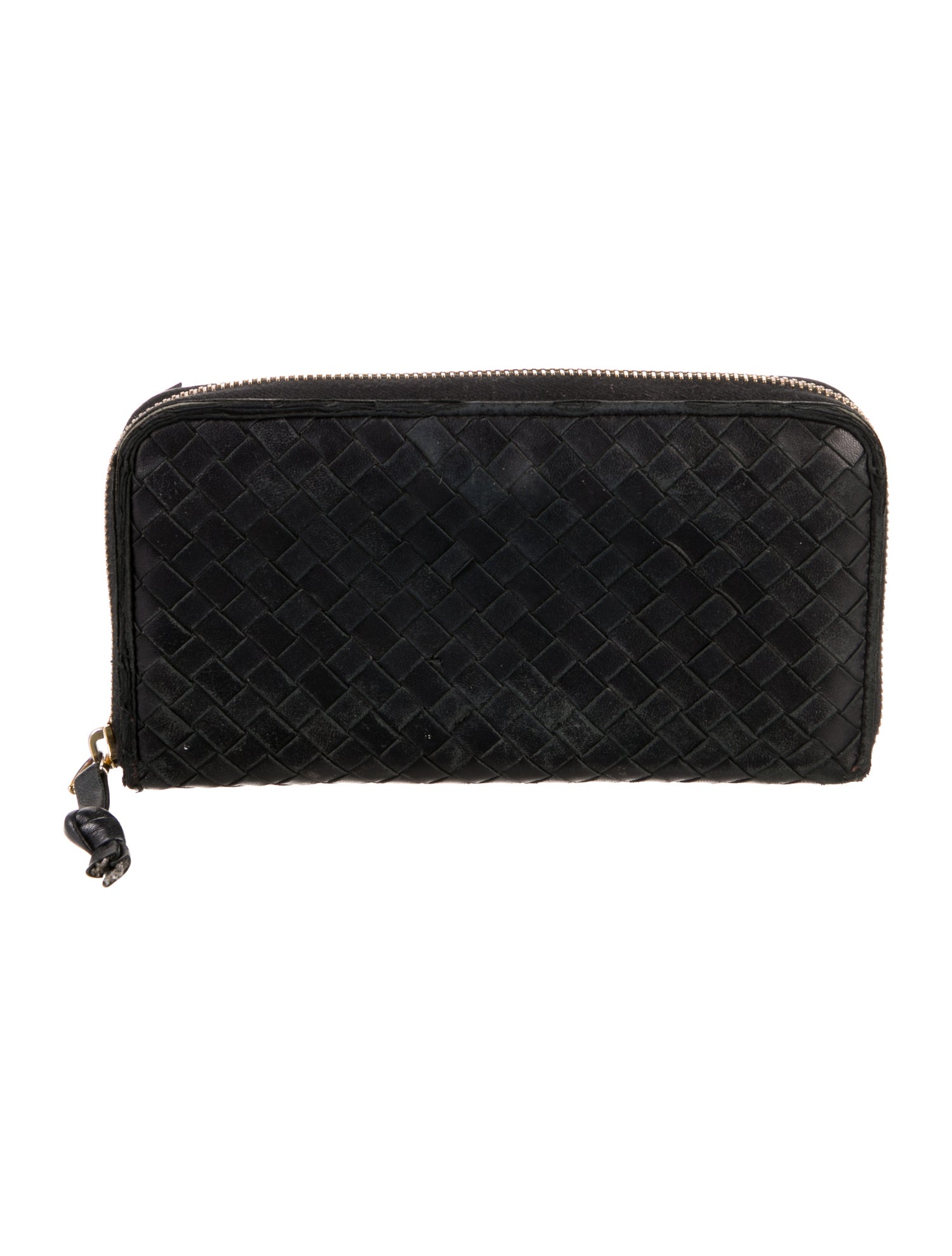 Bottega Veneta Vintage Intrecciato Weave Continental Wallet