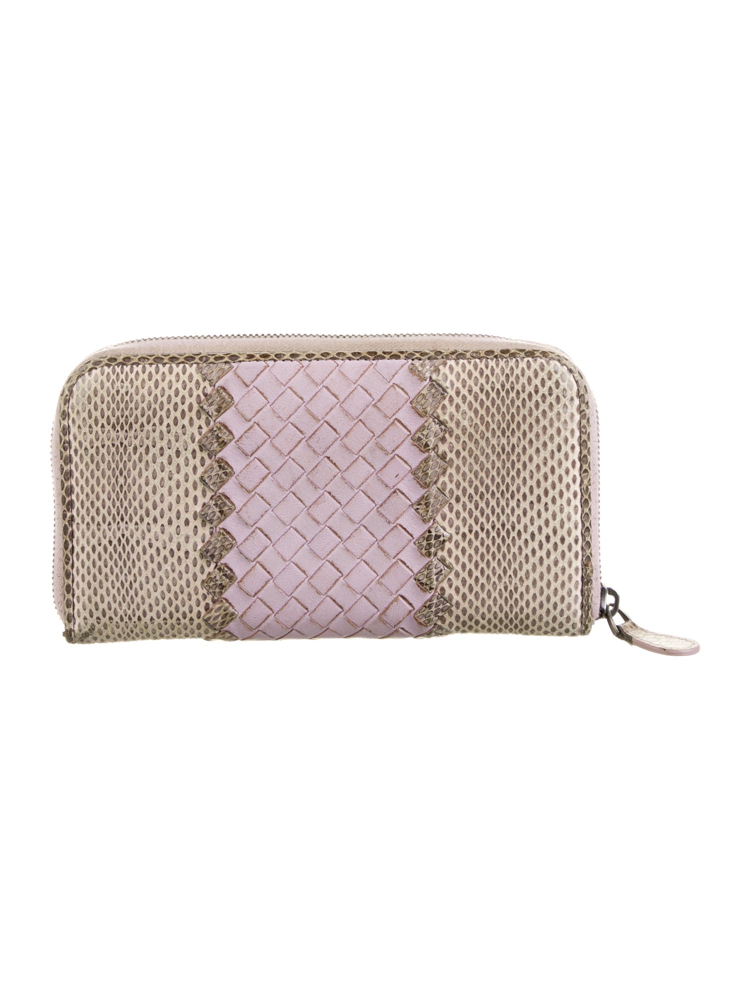 Bottega Veneta Intrecciato Weave Leather Continental Wallet