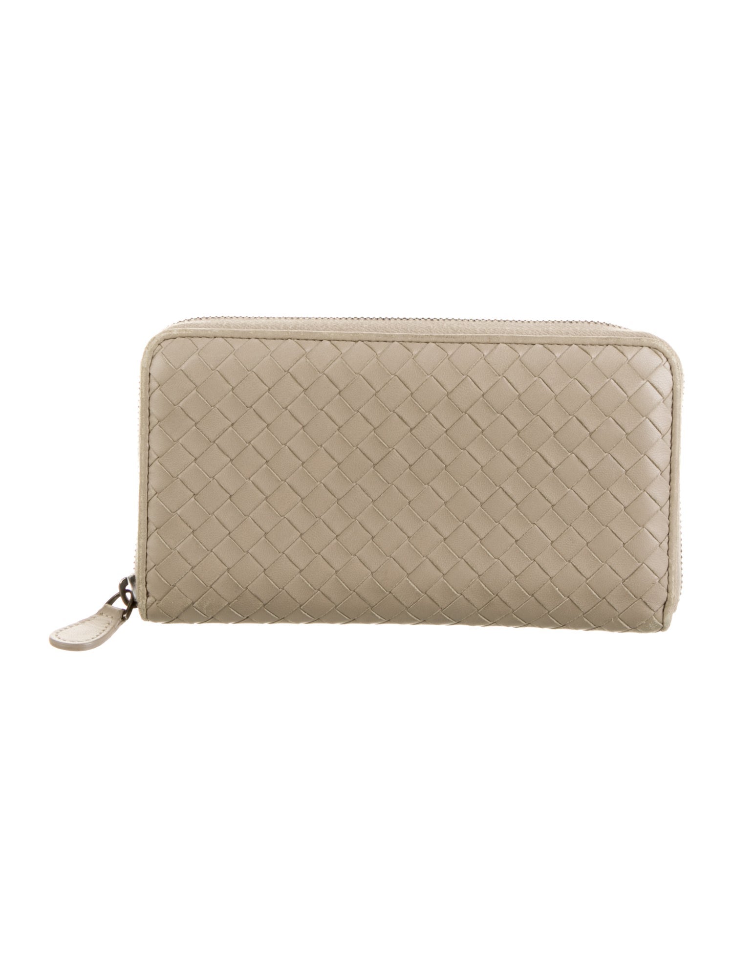 Bottega Veneta Intrecciato Weave Leather Continental Wallet