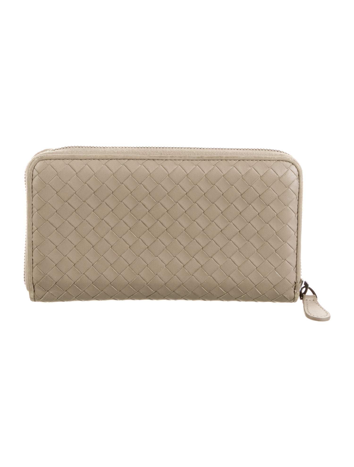 Bottega Veneta Intrecciato Weave Leather Continental Wallet