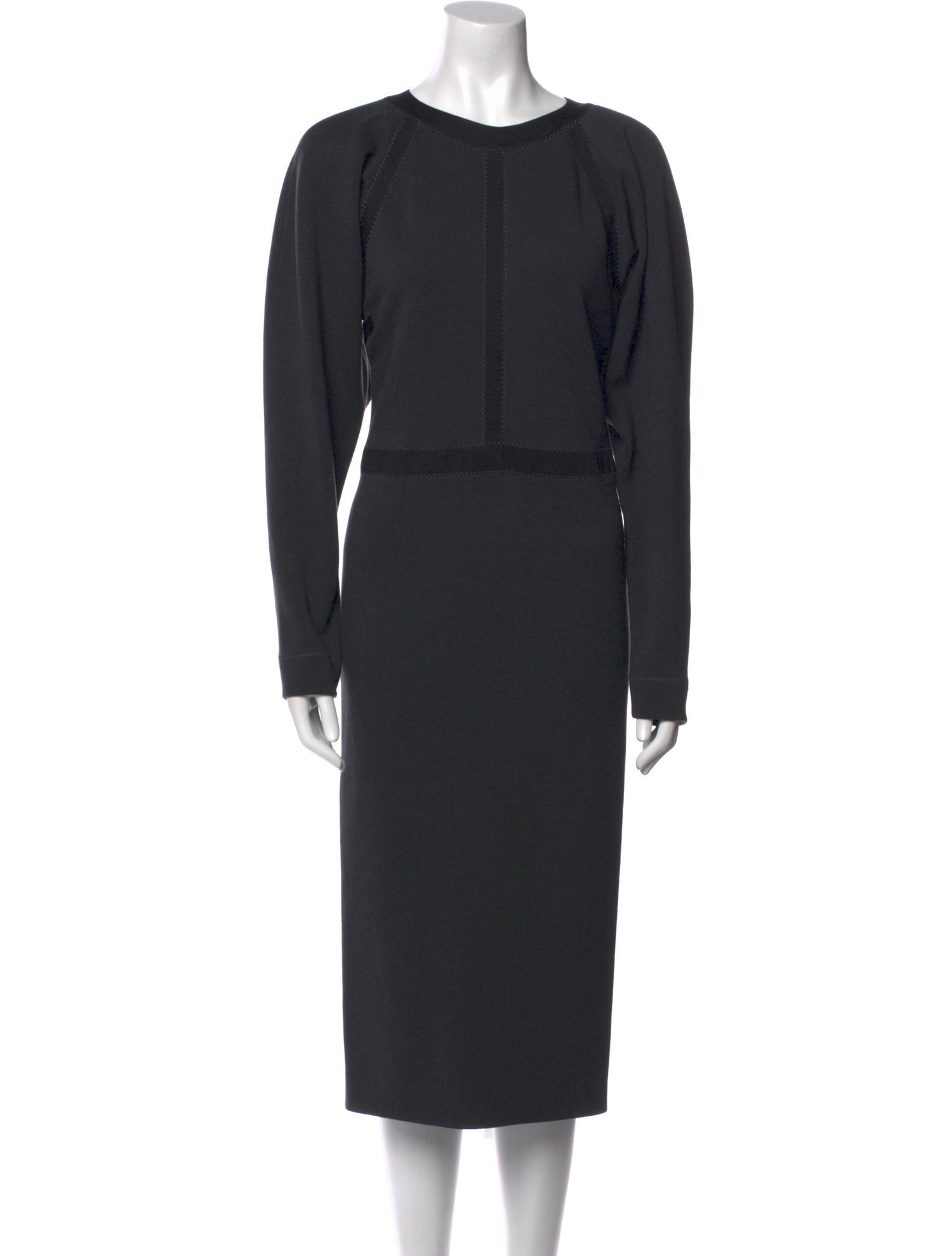 Bottega Veneta Wool Midi Length Dress