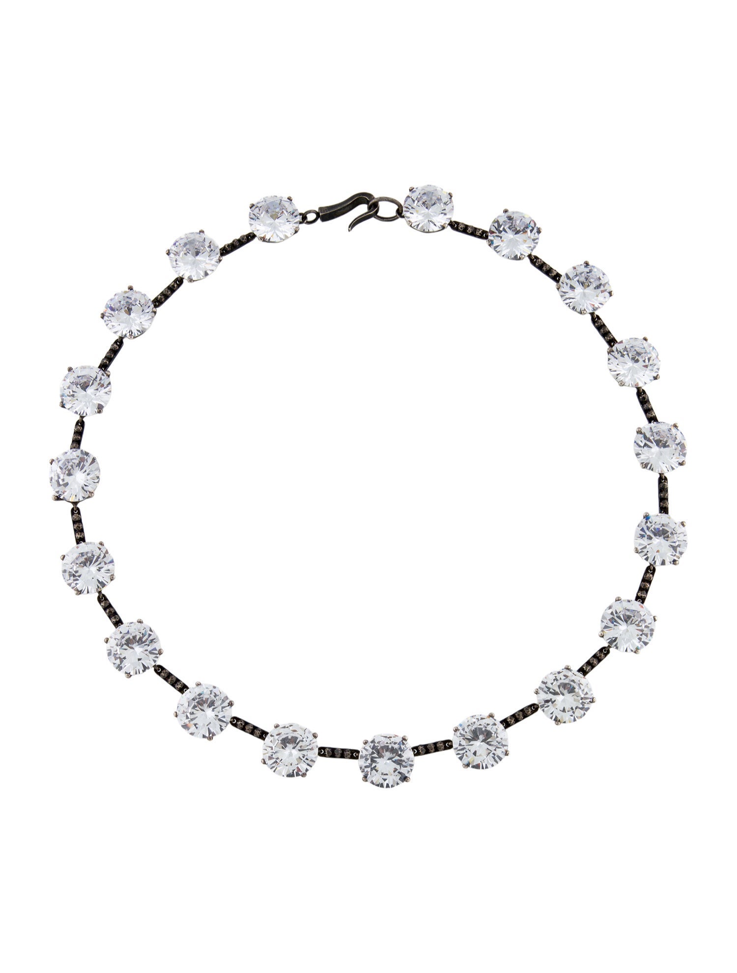 Bottega Veneta Crystal Choker Necklace