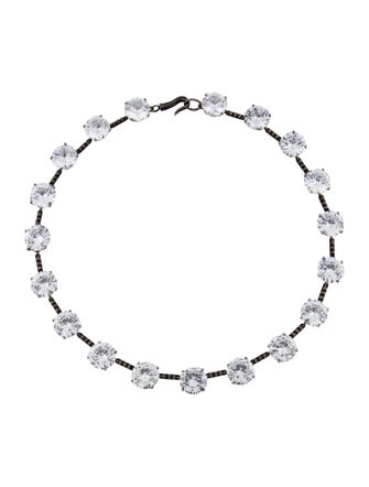 Bottega Veneta Crystal Choker Necklace