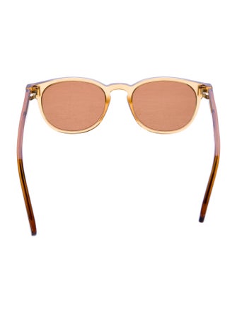 Bottega Veneta Intrecciato Weave Wayfarer Sunglasses