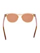 Bottega Veneta Intrecciato Weave Wayfarer Sunglasses