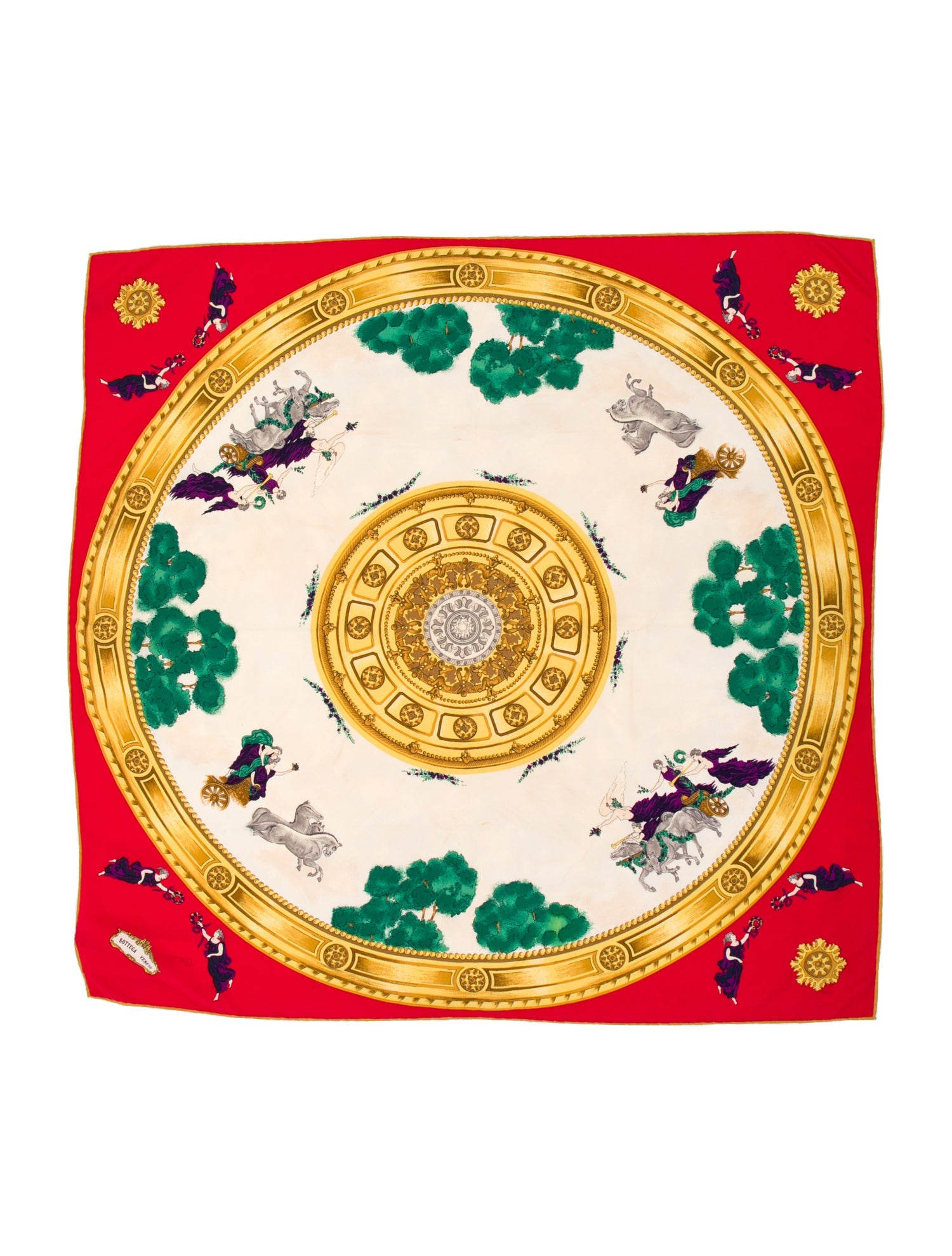 Bottega Veneta Silk Vintage Scarf