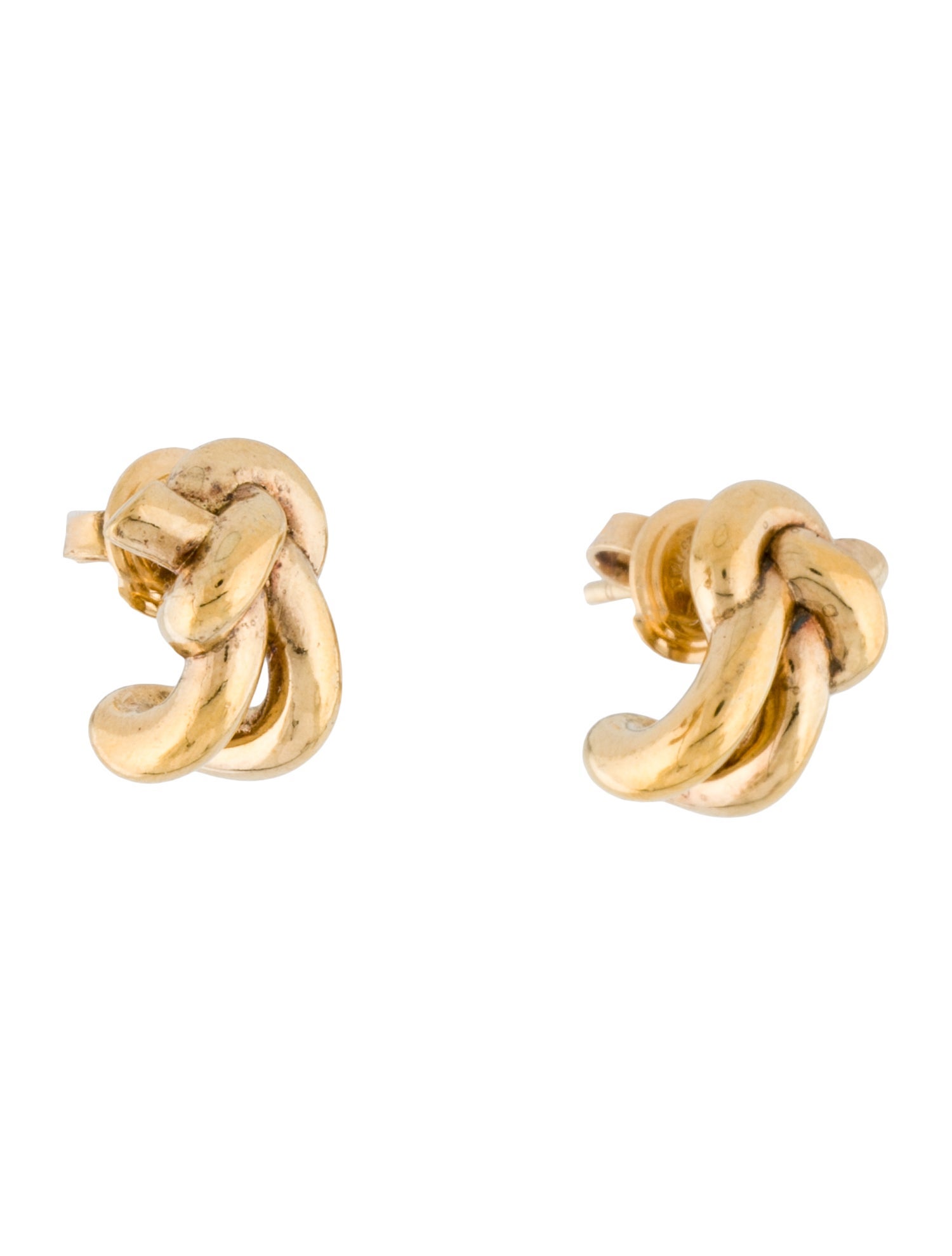 Bottega Veneta Knotted Stud Earrings