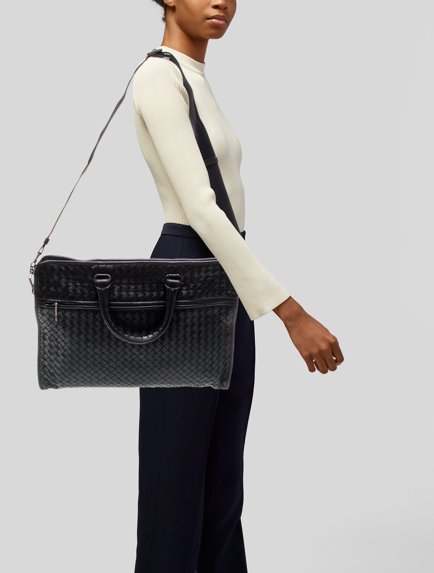 Bottega Veneta Intrecciato Messenger Bag