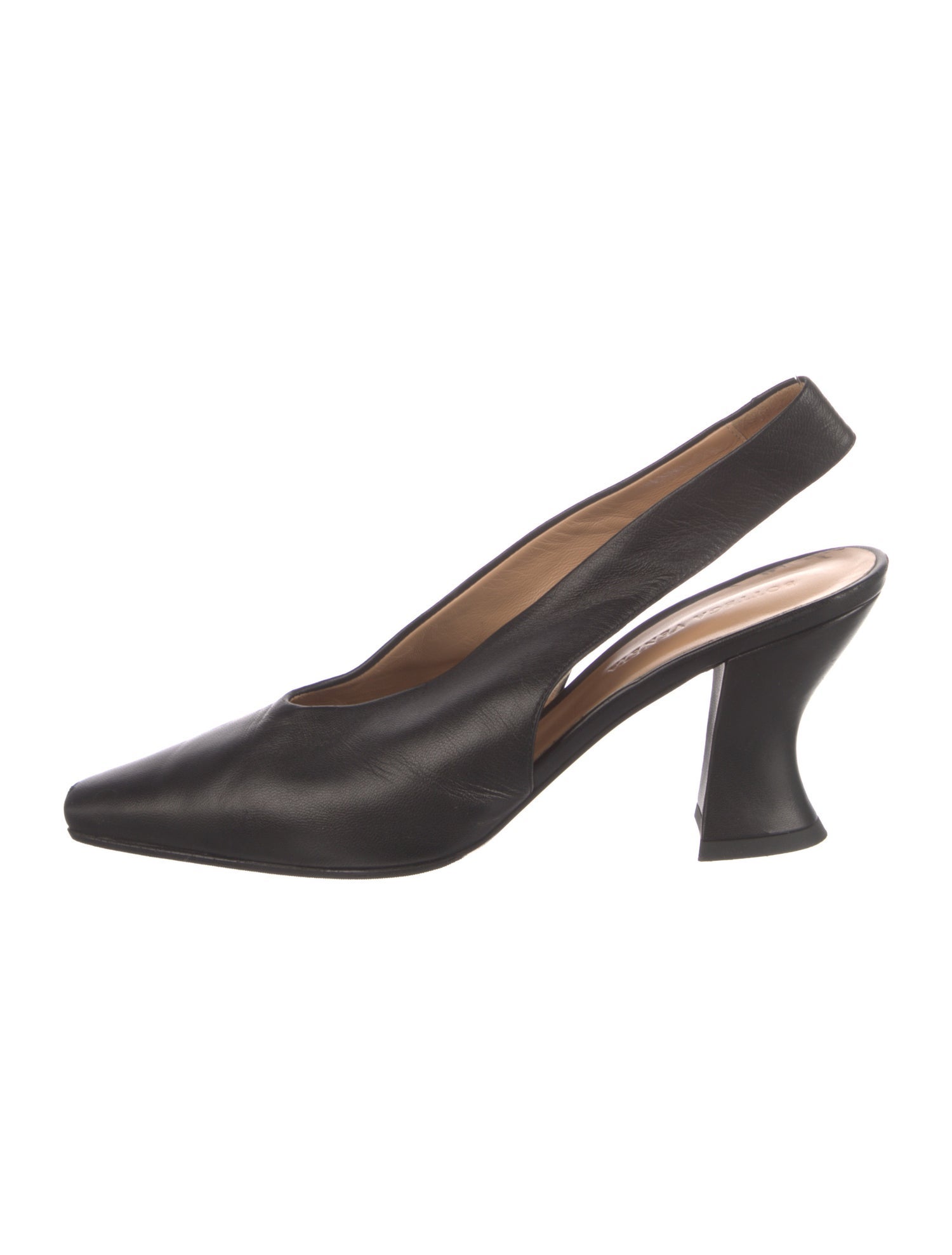 Bottega Veneta Leather Slingback Pumps