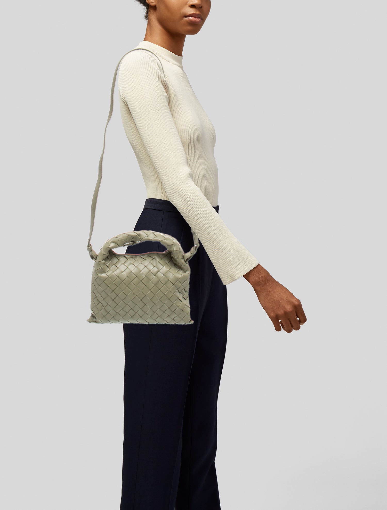 Bottega Veneta Intrecciato Hop Mini