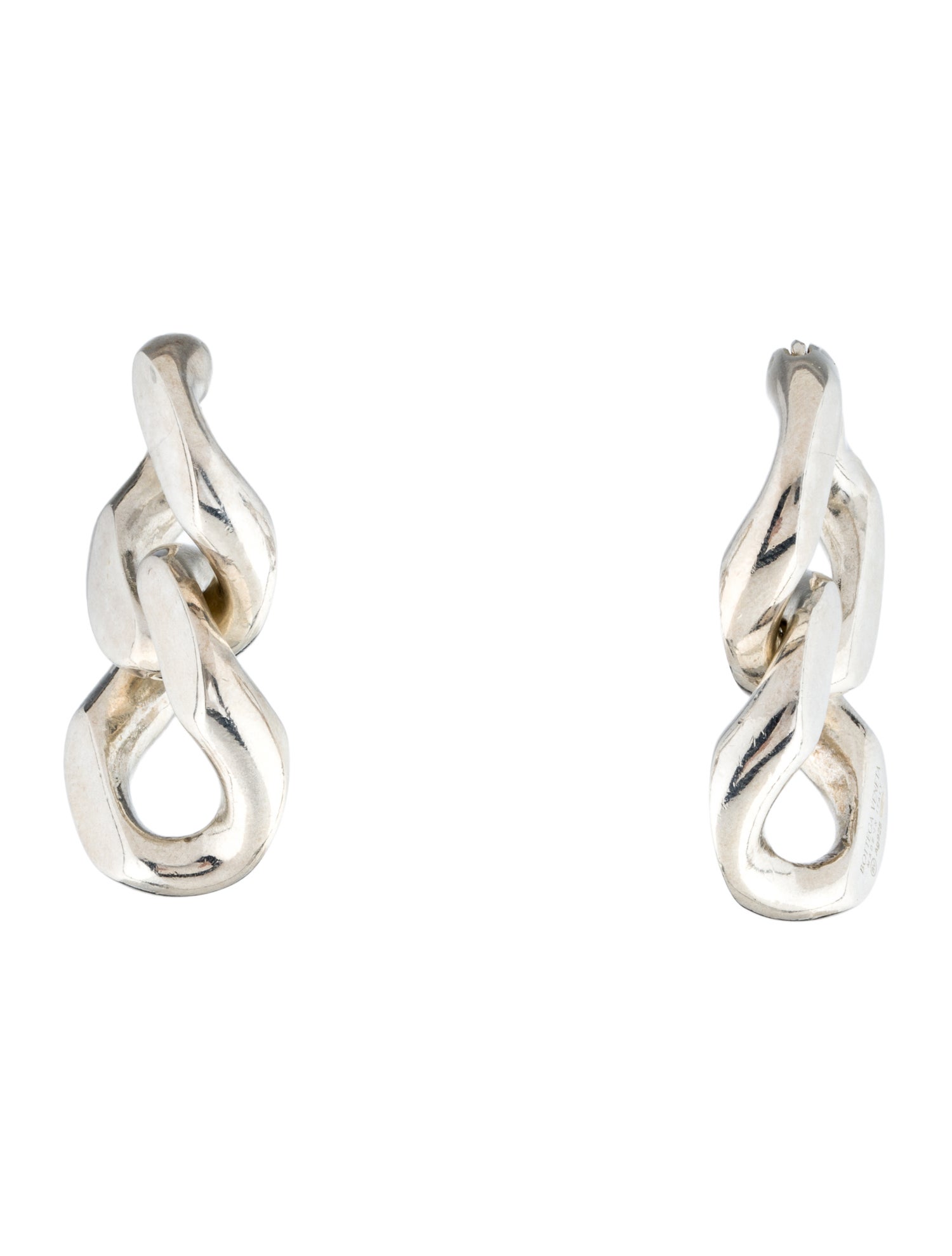 Bottega Veneta Chain-Link Drop Earrings