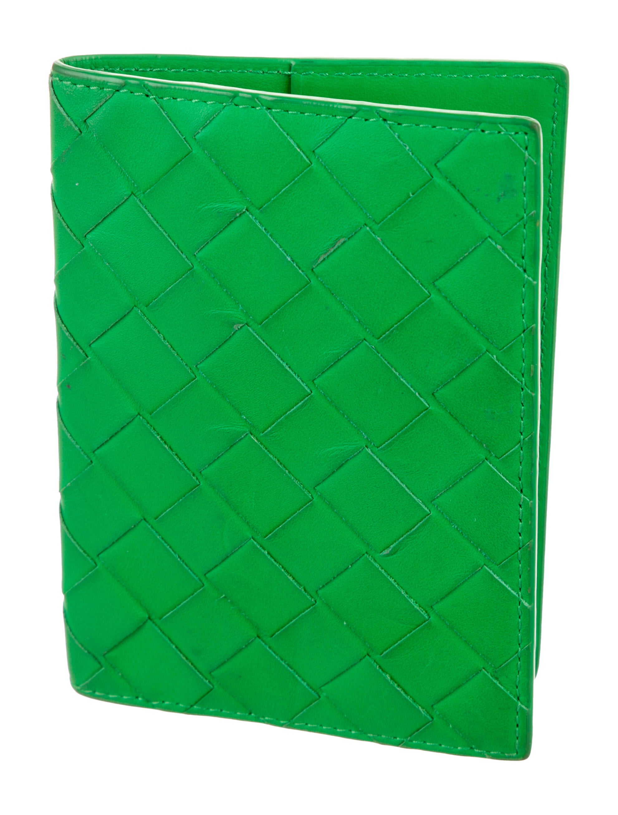 Bottega Veneta Intrecciato Weave Leather Wallet