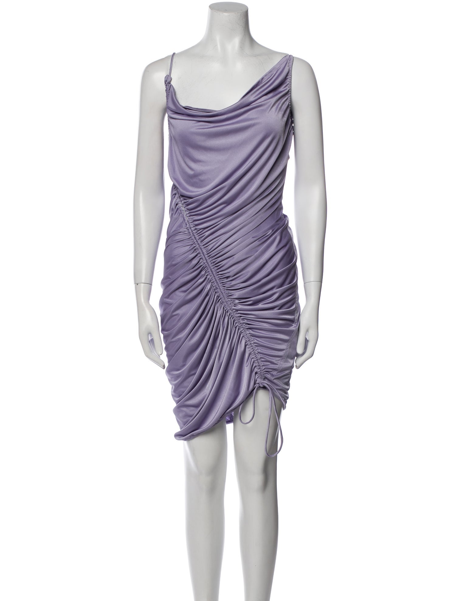 Bottega Veneta Cowl Neck Knee-Length Dress