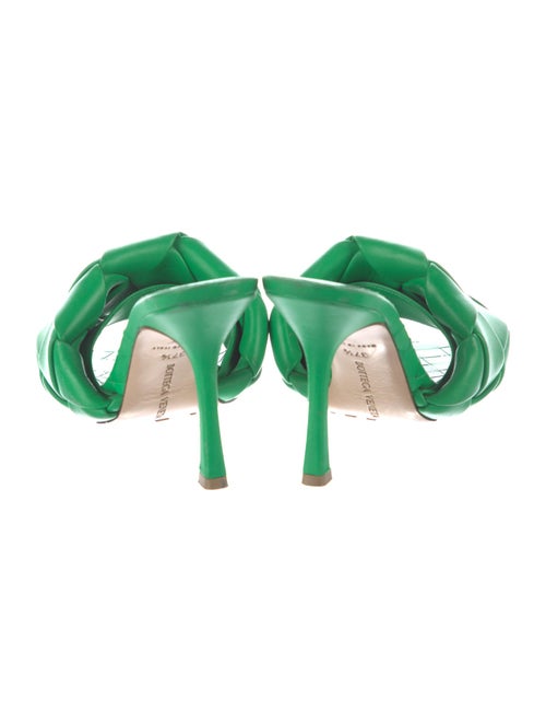 Bottega Veneta Intrecciato Weave Leather Slides