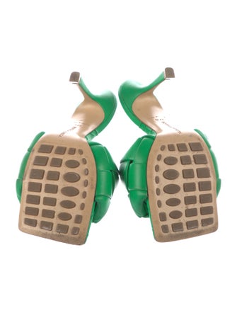 Bottega Veneta Intrecciato Weave Leather Slides