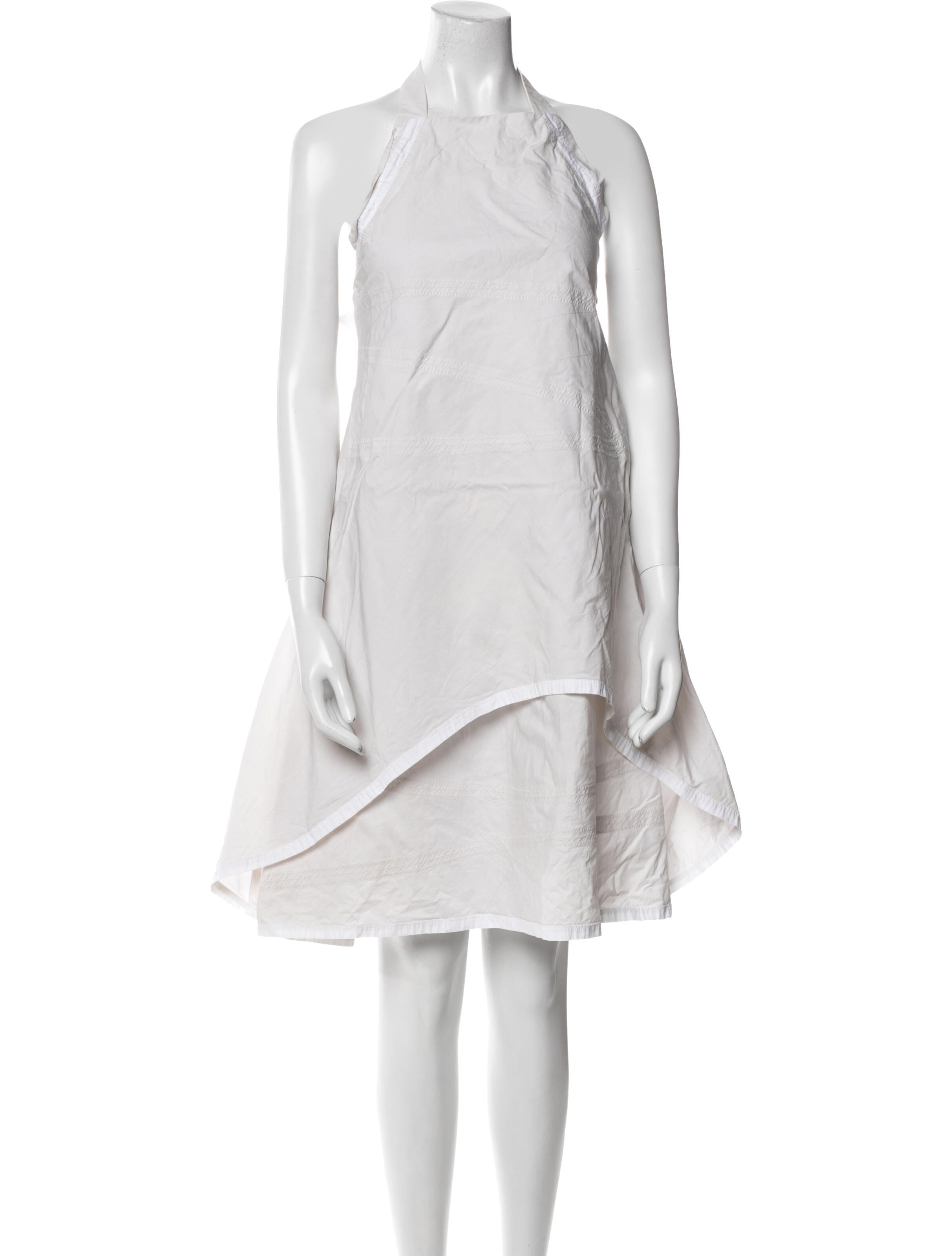 Bottega Veneta One-Shoulder Knee-Length Dress