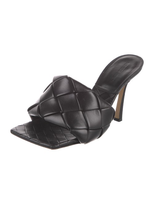 Bottega Veneta Intrecciato Weave Leather Slides