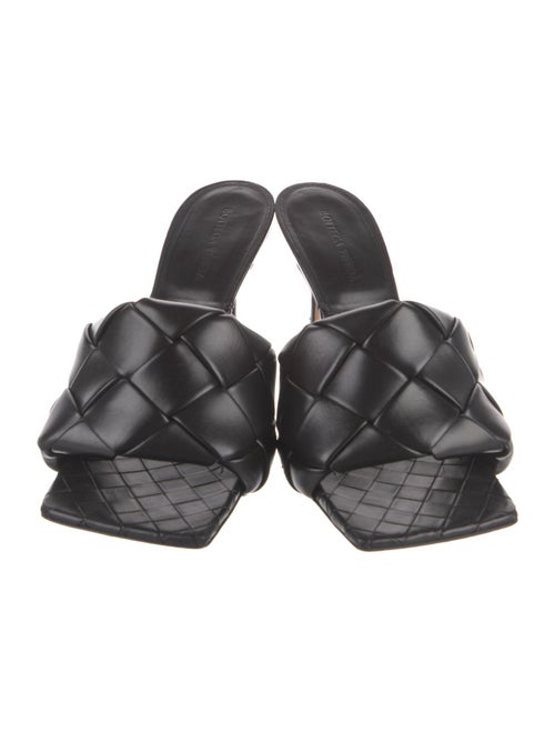 Bottega Veneta Intrecciato Weave Leather Slides