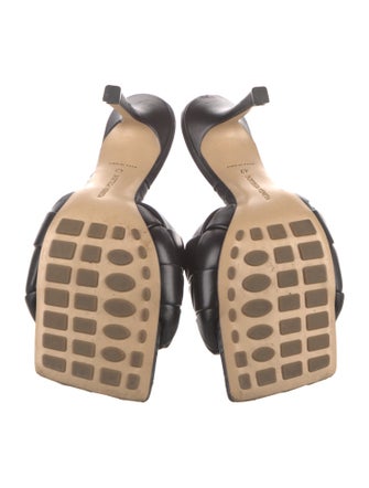 Bottega Veneta Intrecciato Weave Leather Slides
