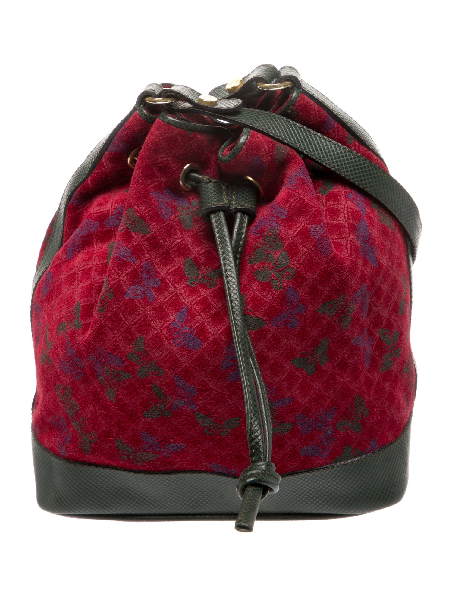 Bottega Veneta Suede Bucket Bag Vintage