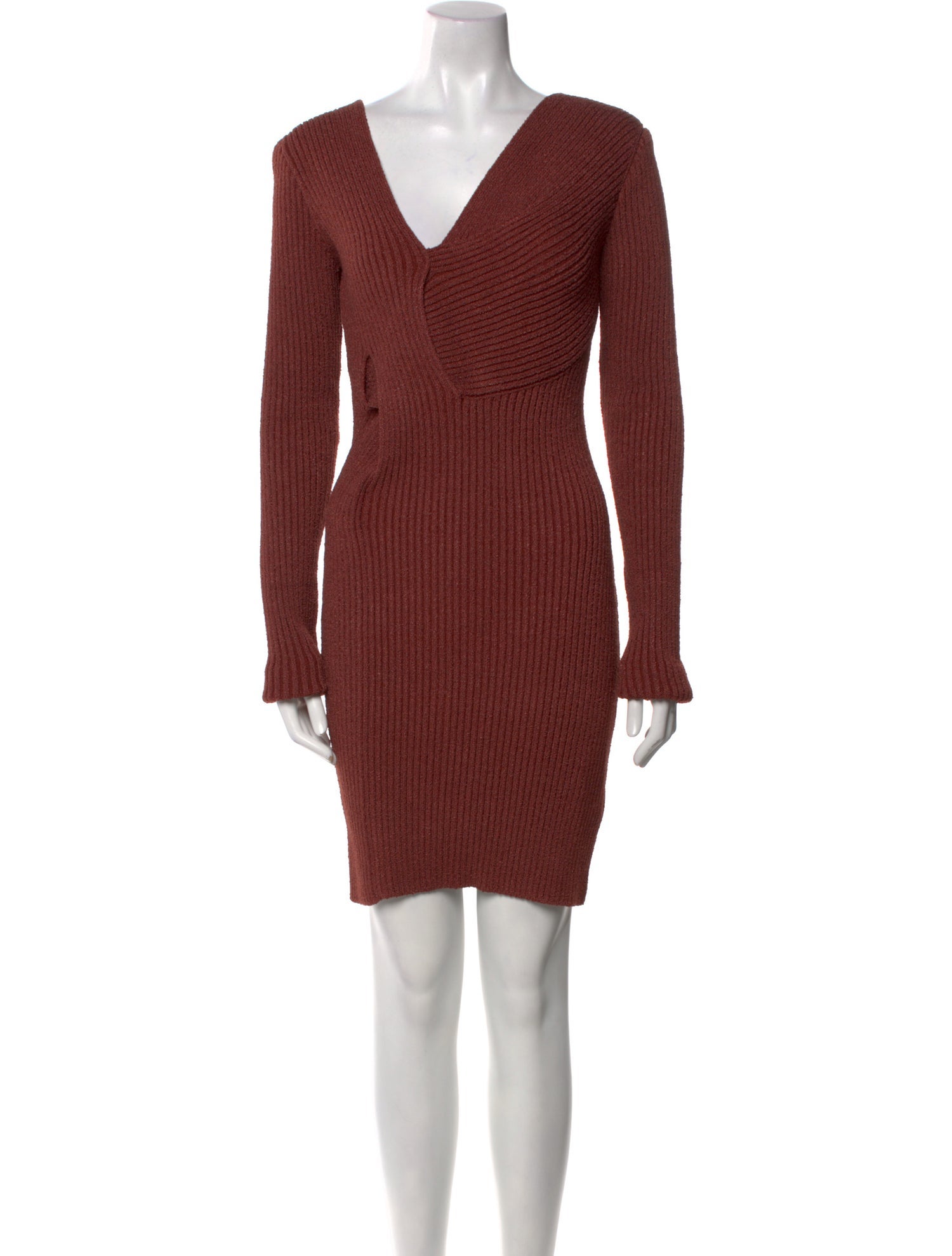 Bottega Veneta V-Neck Mini Dress w/ Tags