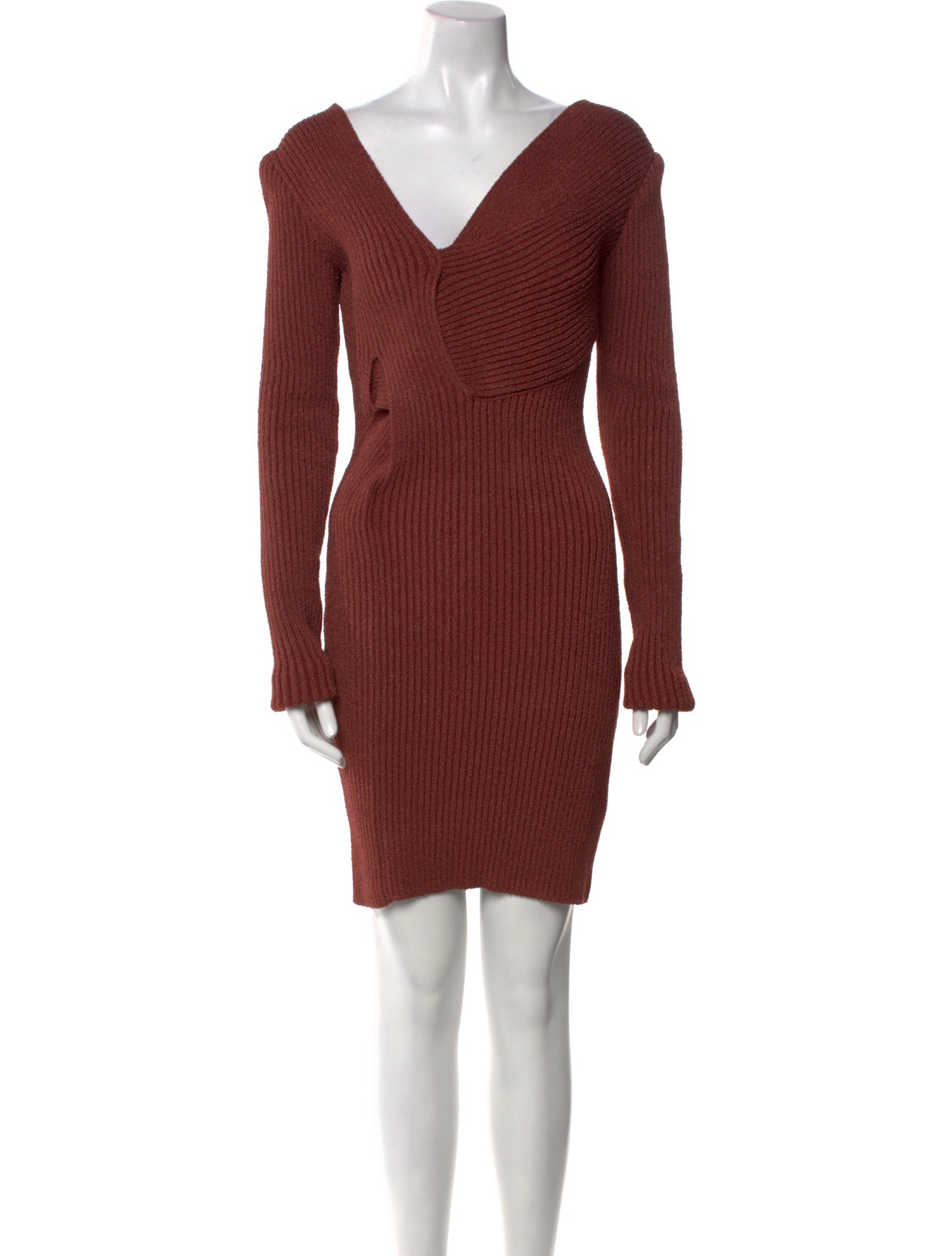 Bottega Veneta V-Neck Mini Dress w/ Tags