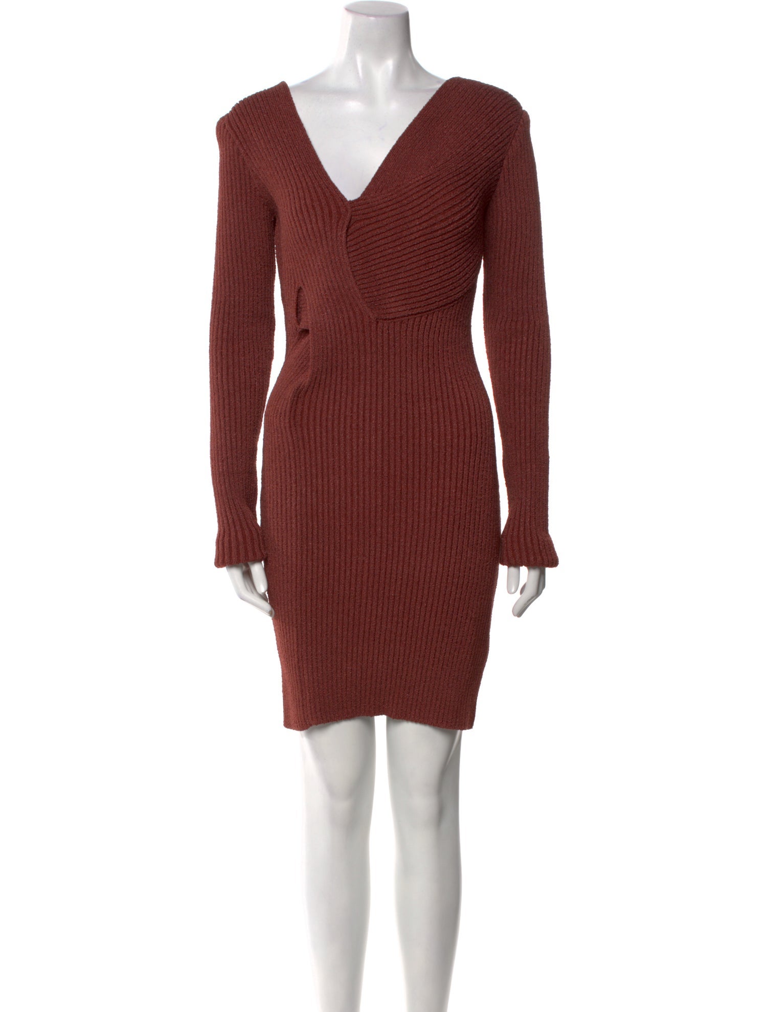 Bottega Veneta V-Neck Mini Dress w/ Tags