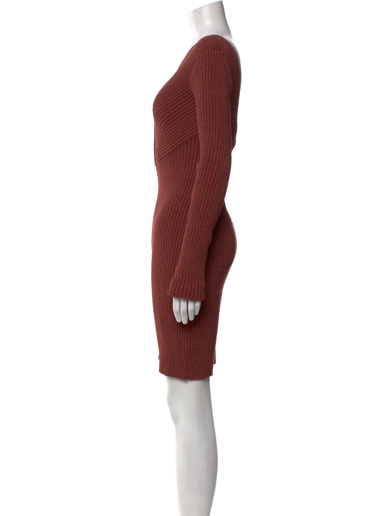 Bottega Veneta V-Neck Mini Dress w/ Tags