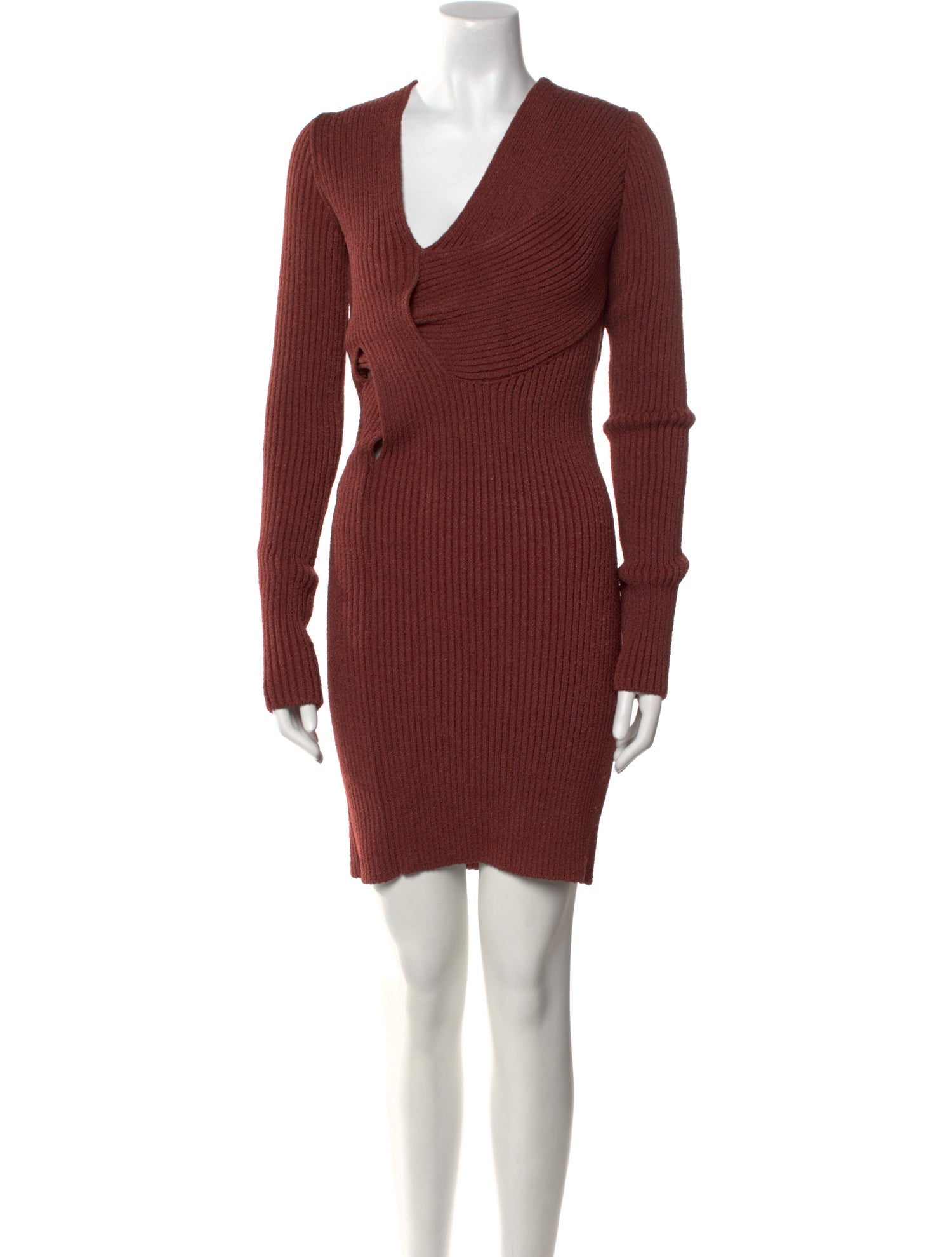 Bottega Veneta V-Neck Mini Dress w/ Tags