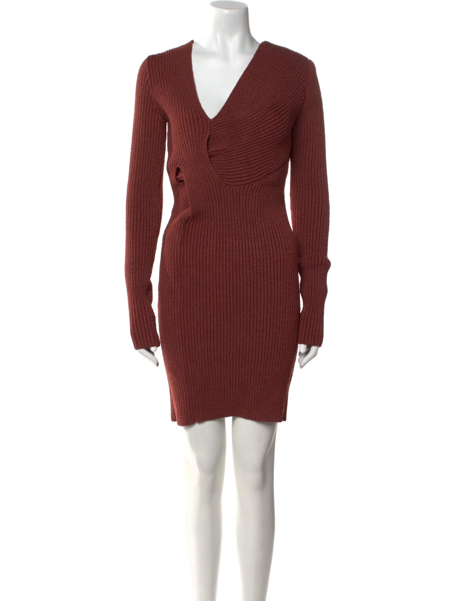 Bottega Veneta V-Neck Mini Dress w/ Tags