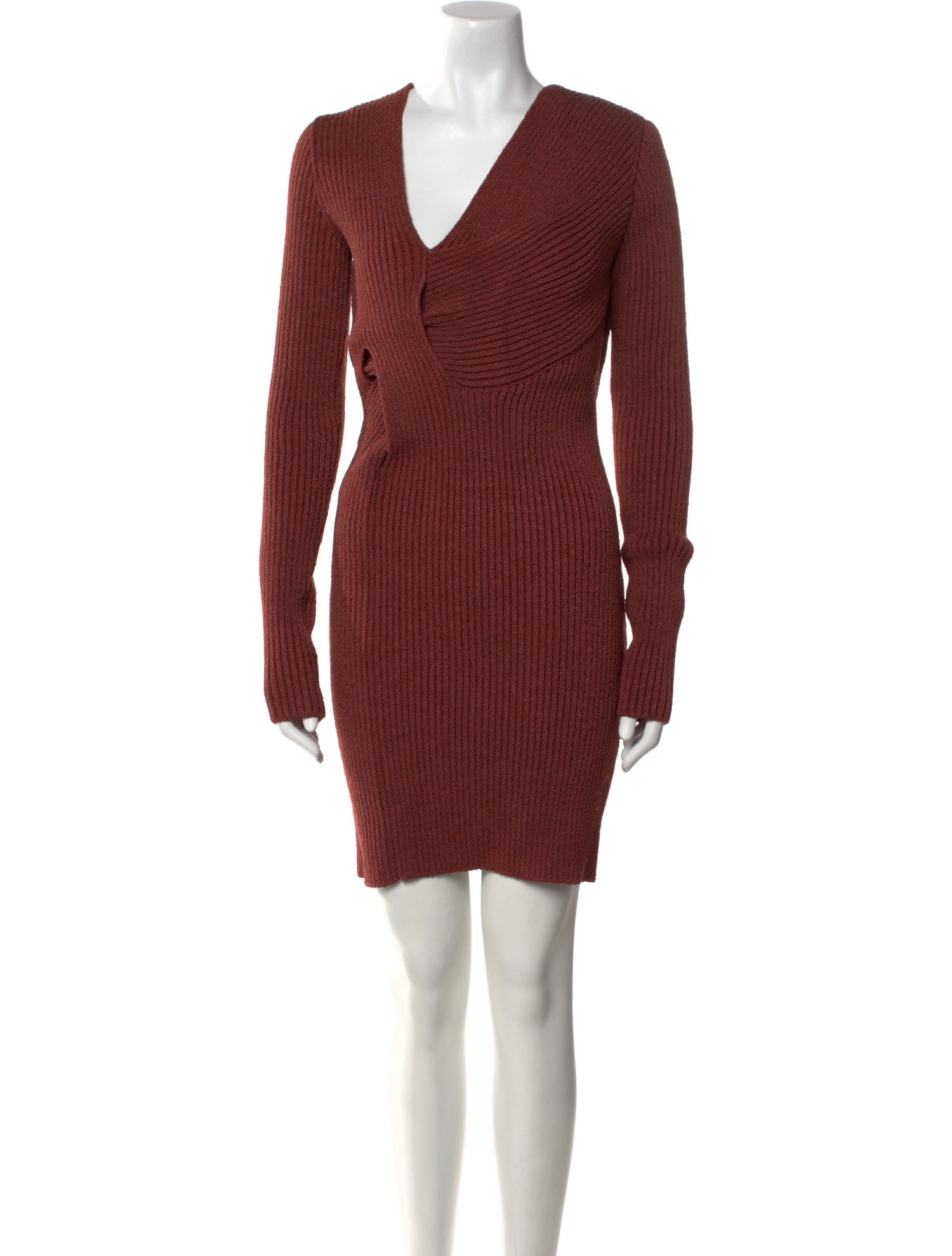 Bottega Veneta V-Neck Mini Dress w/ Tags