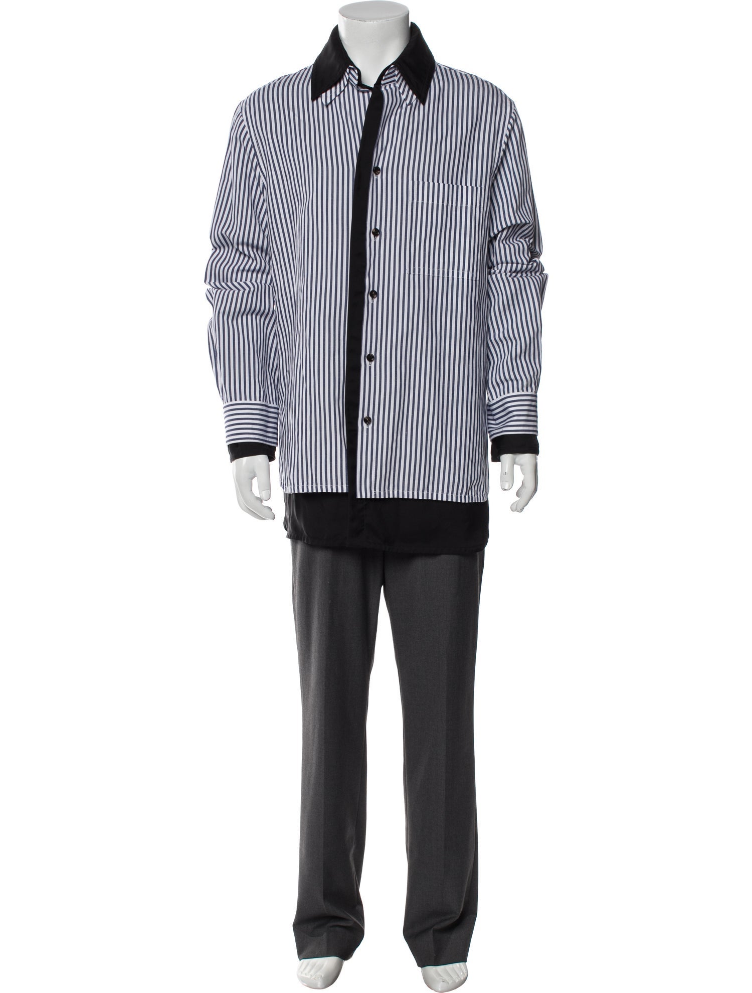 Bottega Veneta Striped Long Sleeve Shirt w/ Tags