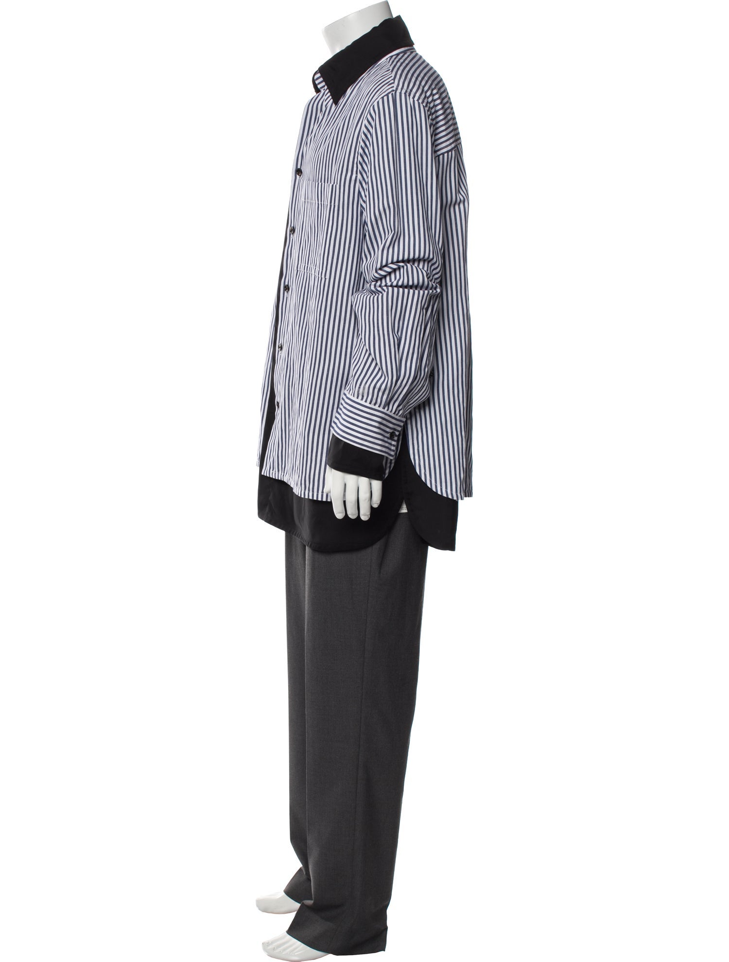 Bottega Veneta Striped Long Sleeve Shirt w/ Tags