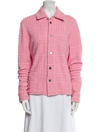 Bottega Veneta Tweed Pattern Jacket