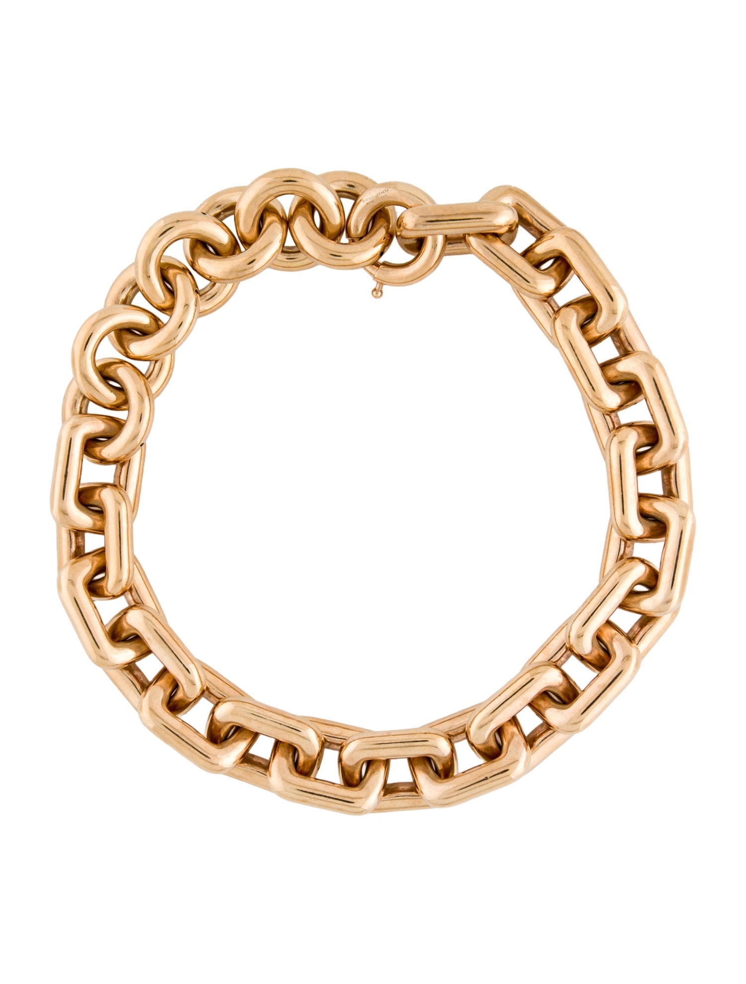 Bottega Veneta Chunky Chain Choker Necklace