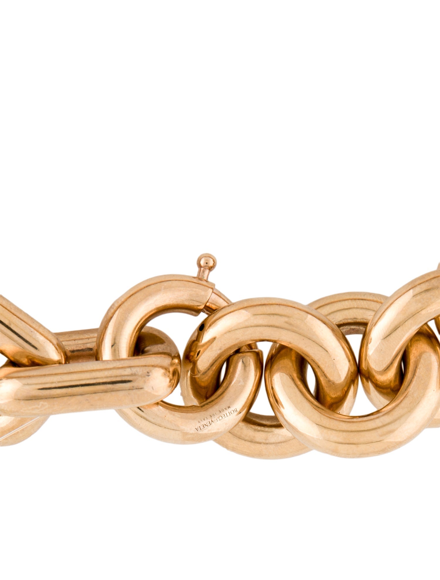 Bottega Veneta Chunky Chain Choker Necklace