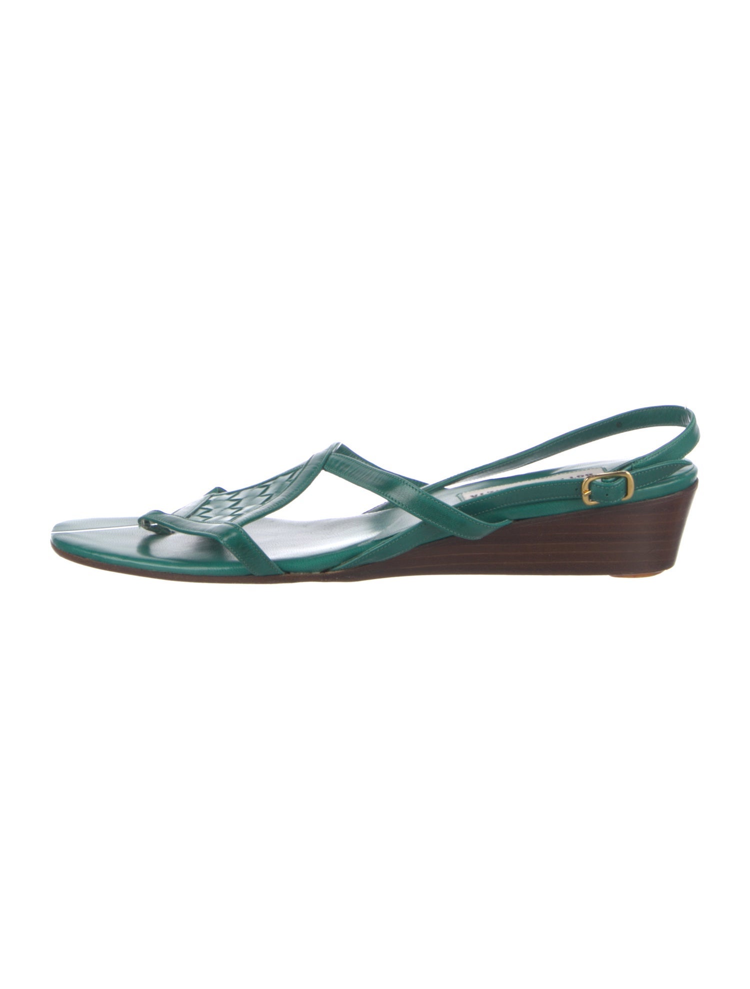 Bottega Veneta Leather Slingback Sandals
