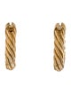 Bottega Veneta Cord Triangle Hoop Earrings